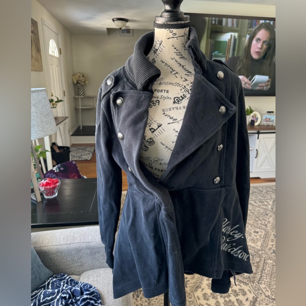 Ladies Harley Davidson large steampunk style jacket